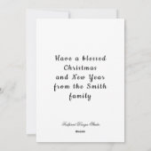 Christmas Ornament Card シーズンカード (裏面)