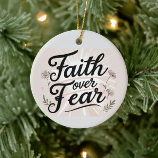  Christmas Ornament Faith Inspired セラミックオーナメント