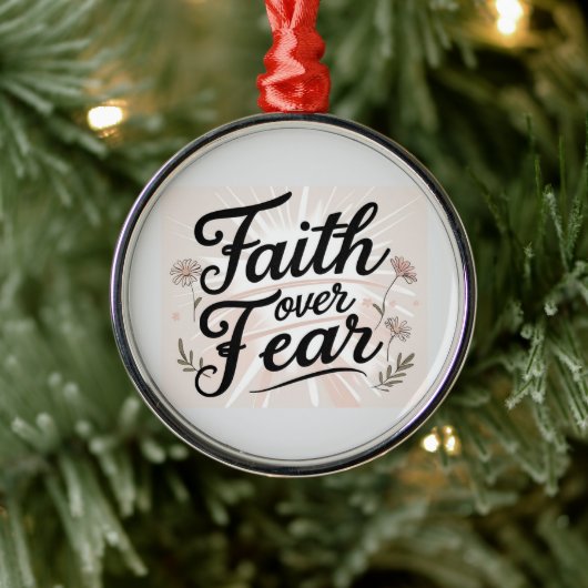  Christmas Ornament | Faith Inspired メタルオーナメント (ツリー)