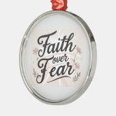  Christmas Ornament | Faith Inspired メタルオーナメント (左)