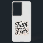 Christmas Ornament Faith Inspired Samsung Galaxy S21 Ultraケース<br><div class="desc">Carry your faith wherever you go with this elegant Faith Over Fear phone case. Designed to protect your phone while inspiring your heart, it’s the perfect blend of style and spirituality. Durable, functional, and full of meaning — a daily reminder to live boldly and trust God. Available for multiple phone...</div>