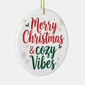 Christmas Ornament,Festive Holiday Tree Decoration セラミックオーナメント (右)