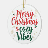 Christmas Ornament,Festive Holiday Tree Decoration セラミックオーナメント (左)