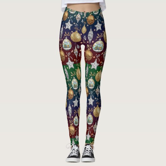 Christmas Ornament Leggings レギンス (正面)