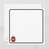 Christmas ornament note card ノートカード (正面/裏面)