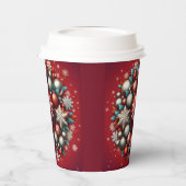 Christmas ornament paper cup. 紙コップ (左)