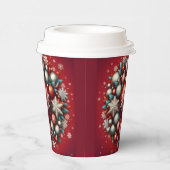 Christmas ornament paper cup. 紙コップ (右)
