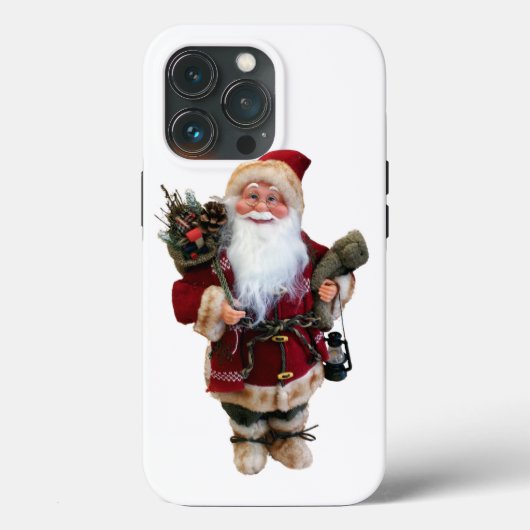 Christmas ornament Santa Claus doll Case-Mate iPhoneケース (裏面)