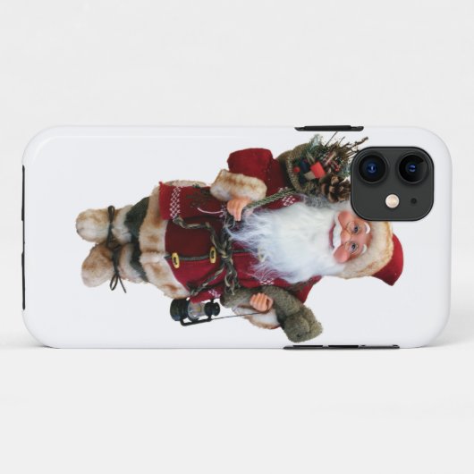 Christmas ornament Santa Claus doll Case-Mate iPhoneケース (裏面(横))