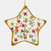Christmas Ornament Star “Christmas Cookie” Var05 セラミックオーナメント (正面)