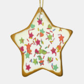 Christmas Ornament Star “Christmas Cookie” Var05 セラミックオーナメント (左)