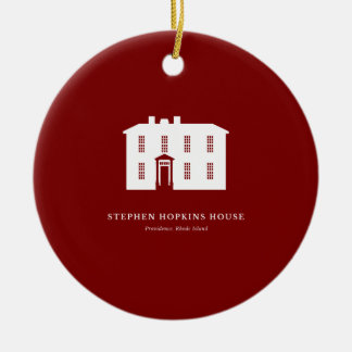 Christmas Ornament — Stephen Hopkins House セラミックオーナメント
