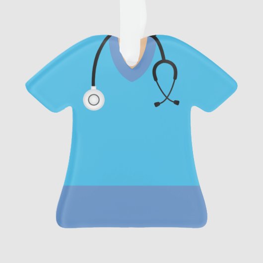 Christmas Ornament Surgeonパーソナライズな博士 オーナメント (正面)