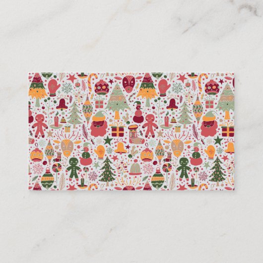 Christmas Ornaments 名刺 (裏面)