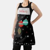 Christmas Ornaments and Snowflakes  エプロン (インサイチュ)