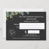 Christmas Ornaments Logo Gift Certificate (裏面)