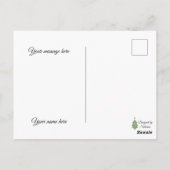 Christmas ornaments merry & bright Christmas  ポストカード (裏面)