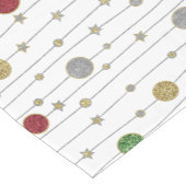 Christmas Ornaments Personalize 14 x 72 ショートテーブルランナー (コーナー)