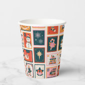 Christmas ornaments postage stmaps 紙コップ (正面)