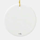 Christmas ornaments Rabbit Home セラミックオーナメント (裏面)