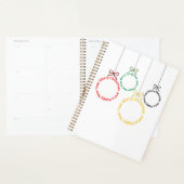 Christmas Ornaments Text Design プランナー手帳 (ディスプレー)