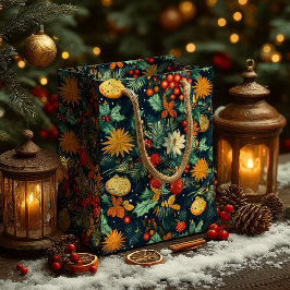 Christmas Ornaments with Name Area  ミディアムペーパーバッグ