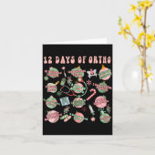 Christmas Orthopedic 12 Days Of Ortho Ortho Nurse  カード (黄色い花)