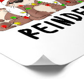 Christmas Otters Cute All Of The Otter Reindeer  ポスター (角)