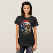 Christmas Outfit Skull Christmas Death Heavy Xmas  Tシャツ (正面フル)
