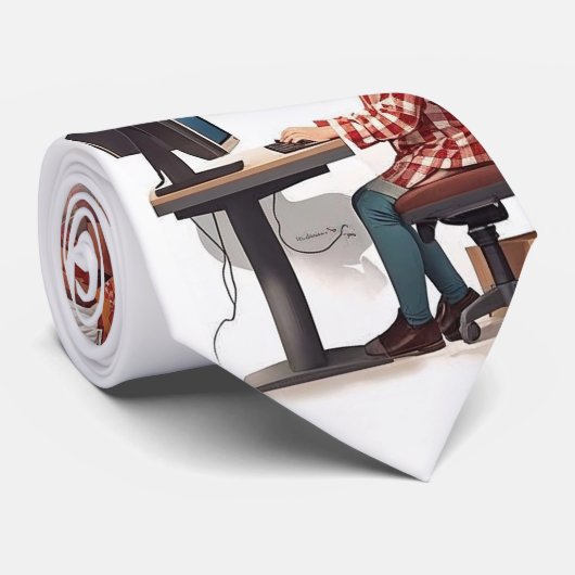 Christmas Over The Years - Men's Custom Necktie ネクタイ (ロール)