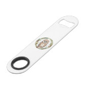 christmas owl illustration owl wall art holiday  スピード栓抜き (裏面アングル)