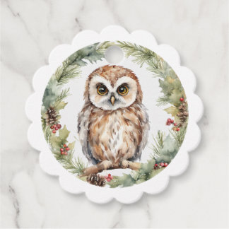 christmas owl illustration owl wall art holiday  フェイバータグ