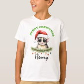 Christmas Oz Animals Sugar Glider Fam Matching Boy Tシャツ (正面)