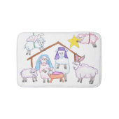 Christmas Pageant Shower Curtain バスマット (正面)