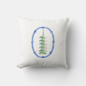 Christmas Pagoda Accent Pillow クッション (正面)