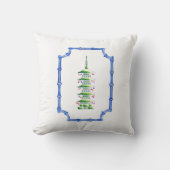 Christmas Pagoda Accent Pillow クッション (正面)