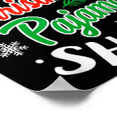 Christmas Pajama This Is My Christmas Pajama Xmas  ポスター (角)