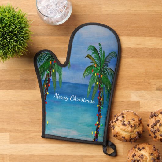 Christmas palm tree 鍋つかみ (トップダウン)