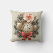 Christmas Panettone Arrangement クッション (正面)