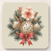 Christmas Panettone Arrangement コースター (正面)