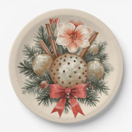 Christmas Panettone Arrangement ペーパープレート