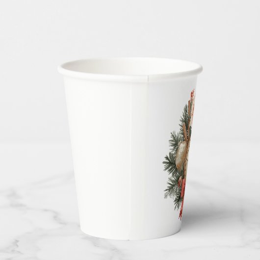 Christmas Panettone Arrangement 紙コップ (右)