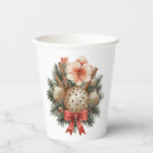 Christmas Panettone Arrangement 紙コップ (正面)