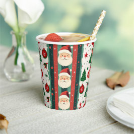 Christmas Paper Cup – Santa Claus  紙コップ