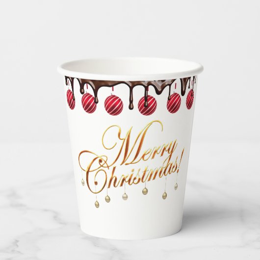 Christmas paper cups 紙コップ (裏面)