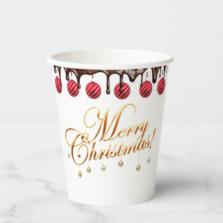 Christmas paper cups 紙コップ