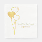 Christmas Paper Napkins – Holiday Table Decoration スタンダードランチョンナプキン (正面)