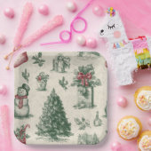 Christmas paper plate ペーパープレート (パーティー)
