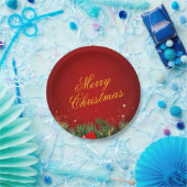 Christmas Paper Plate – Festive Holiday Tableware ペーパープレート (パーティー)