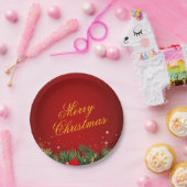 Christmas Paper Plate – Festive Holiday Tableware ペーパープレート (パーティー)